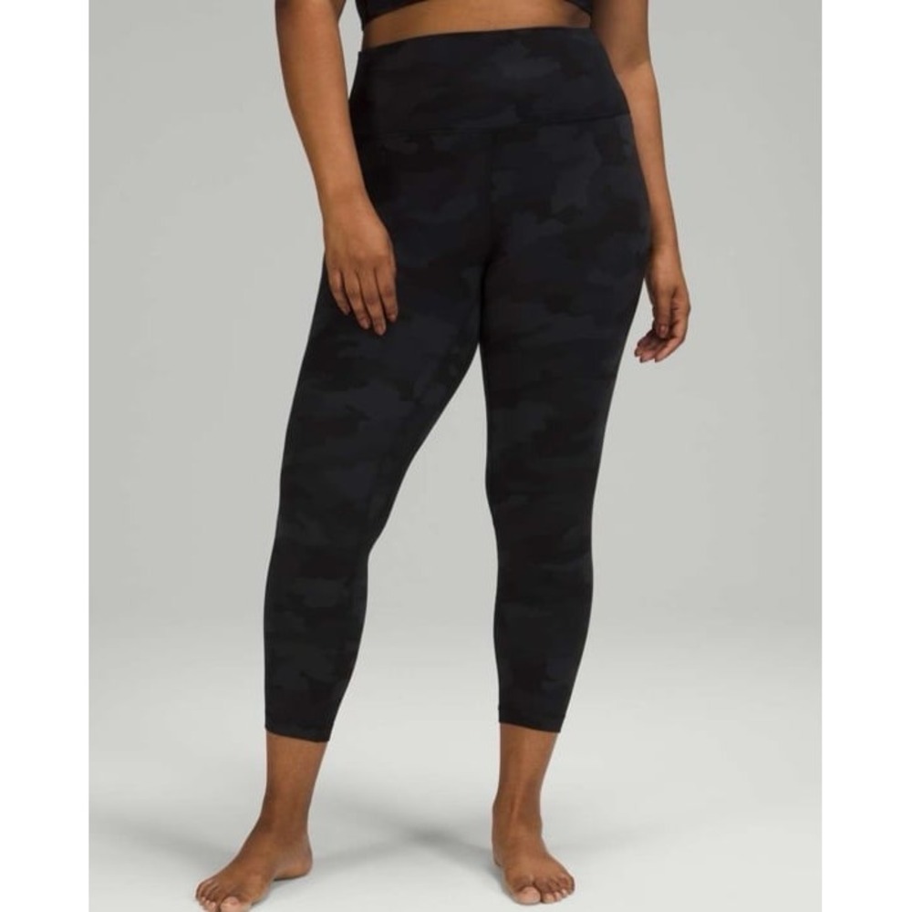 Lululemon Align High Rise Pant 25 Heritage 365 Camo Deep Coal Multi Size 10 - Picture 9 of 9